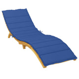 Sun Lounger Cushion Royal Blue 200x50x3cm Oxford Fabric