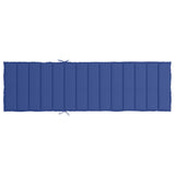 Sun Lounger Cushion Royal Blue 200x50x3cm Oxford Fabric