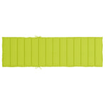 Sun Lounger Cushion Bright Green 200x50x3cm Oxford Fabric