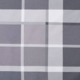 Sun Lounger Cushion Grey Check Pattern 200x50x3cm Oxford Fabric
