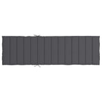 Sun Lounger Cushion Anthracite 200x60x3cm Oxford Fabric