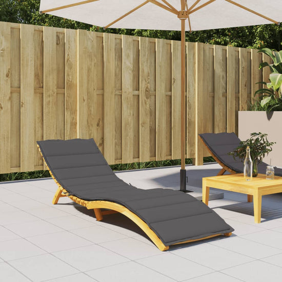 Sun lounger cushions Oxford fabric (100% polyester) Anthracite