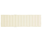 Sun Lounger Cushion Cream 200x60x3cm Oxford Fabric