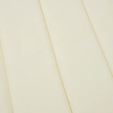 Sun Lounger Cushion Cream 200x60x3cm Oxford Fabric - Rear View