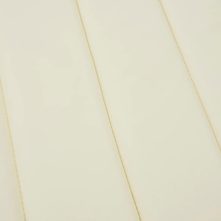 Sun Lounger Cushion Cream 200x60x3cm Oxford Fabric