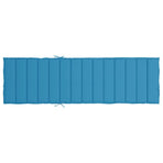 Sun Lounger Cushion Blue 200x60x3cm Oxford Fabric