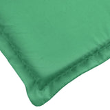 Sun Lounger Cushion Green 200x60x3cm Oxford Fabric - Close-Up Angle