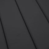 Sun Lounger Cushion Black 200x60x3cm Oxford Fabric