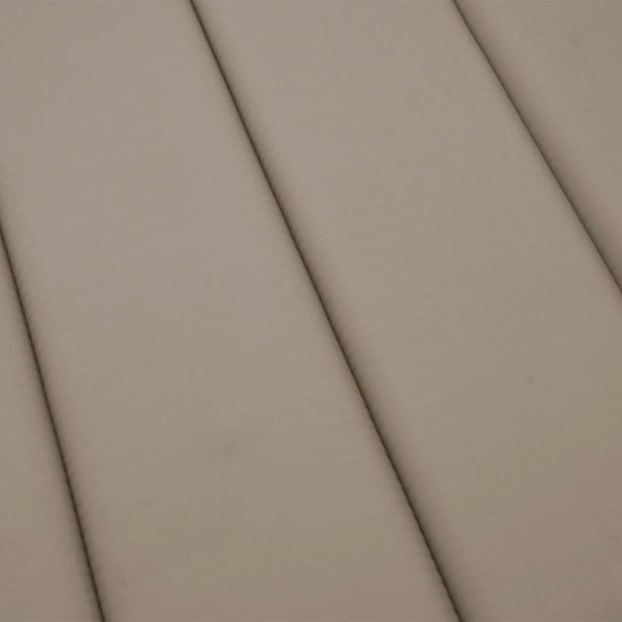 Sun Lounger Cushion Taupe 200x60x3cm Oxford Fabric