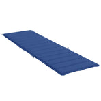 Sun Lounger Cushion Royal Blue 200x60x3cm Oxford Fabric