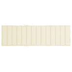 Sun Lounger Cushion Cream 200x70x3cm Oxford Fabric