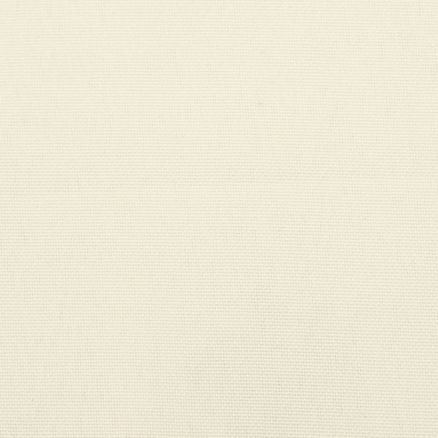 Sun Lounger Cushion Cream 200x70x3cm Oxford Fabric