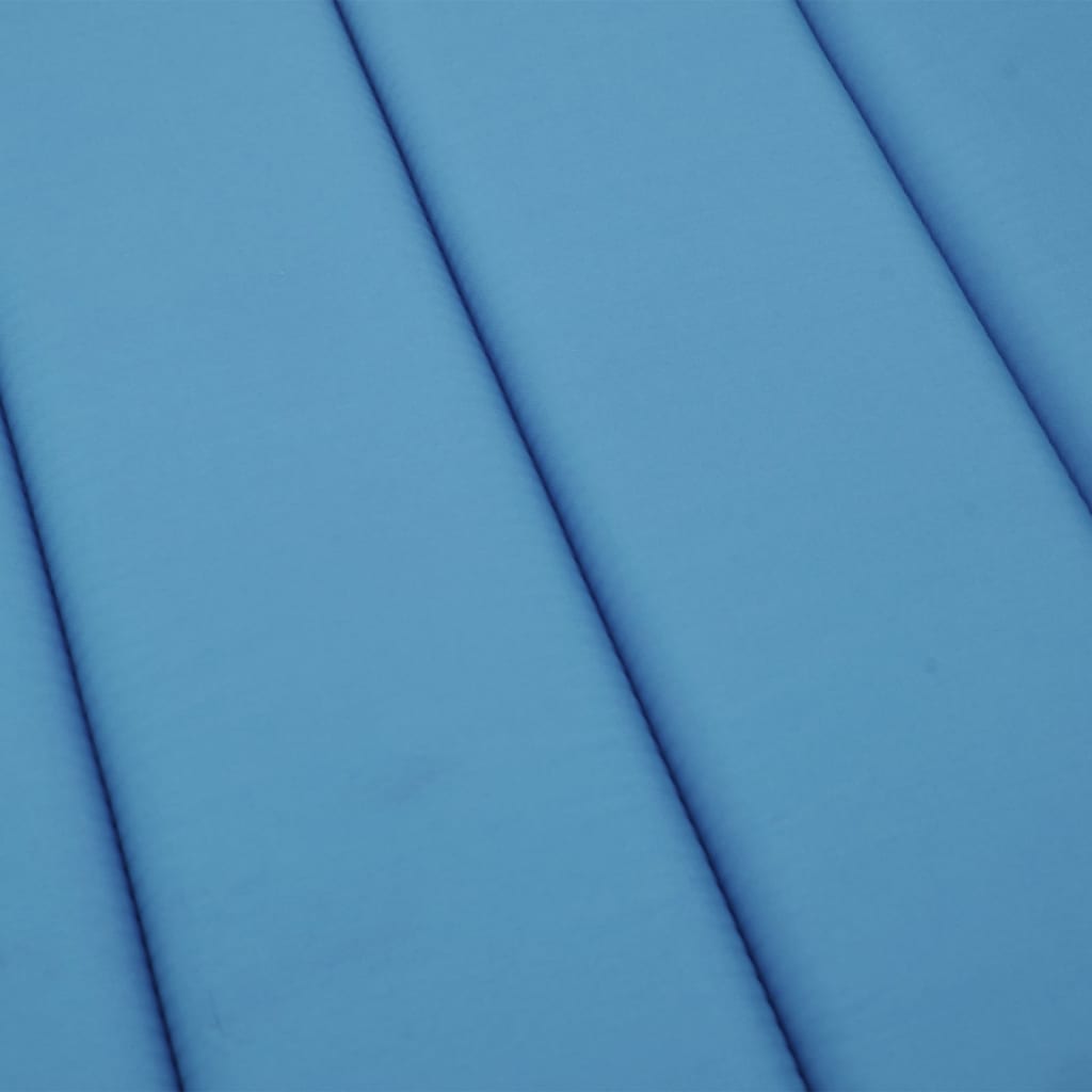 Sun Lounger Cushion Blue 200x70x3cm Oxford Fabric