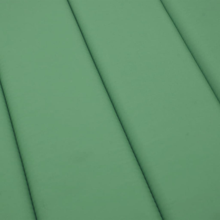Sun Lounger Cushion Green 200x70x3cm Oxford Fabric