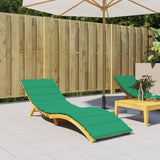 Sun Lounger Cushion Green 200x70x3cm Oxford Fabric