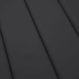 Sun Lounger Cushion Black 200x70x3cm Oxford Fabric