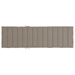 Sun Lounger Cushion Taupe 200x70x3cm Oxford Fabric