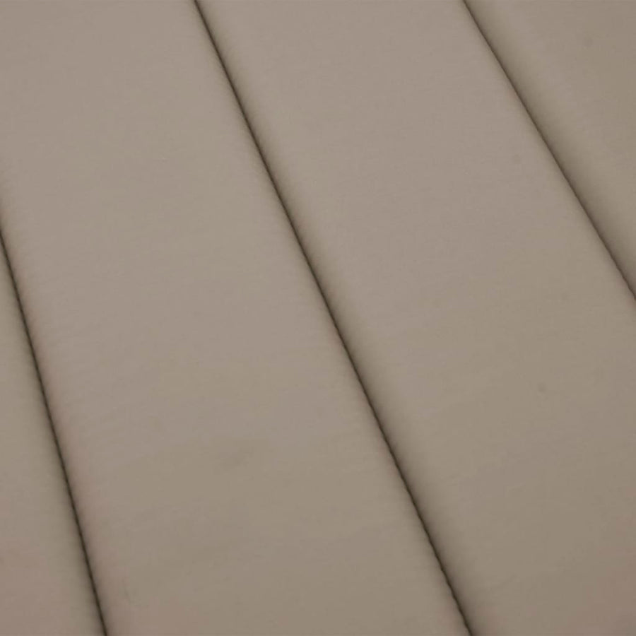 Sun Lounger Cushion Taupe 200x70x3cm Oxford Fabric