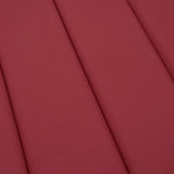 Sun Lounger Cushion Wine Red 200x70x3cm Oxford Fabric - Close-Up Angle