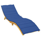 Sun Lounger Cushion Royal Blue 200x70x3cm Oxford Fabric