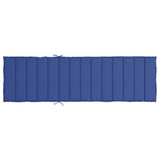 Sun Lounger Cushion Royal Blue 200x70x3cm Oxford Fabric - 45-Degree Angle