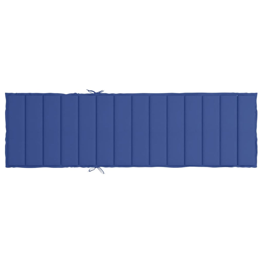 Sun Lounger Cushion Royal Blue 200x70x3cm Oxford Fabric