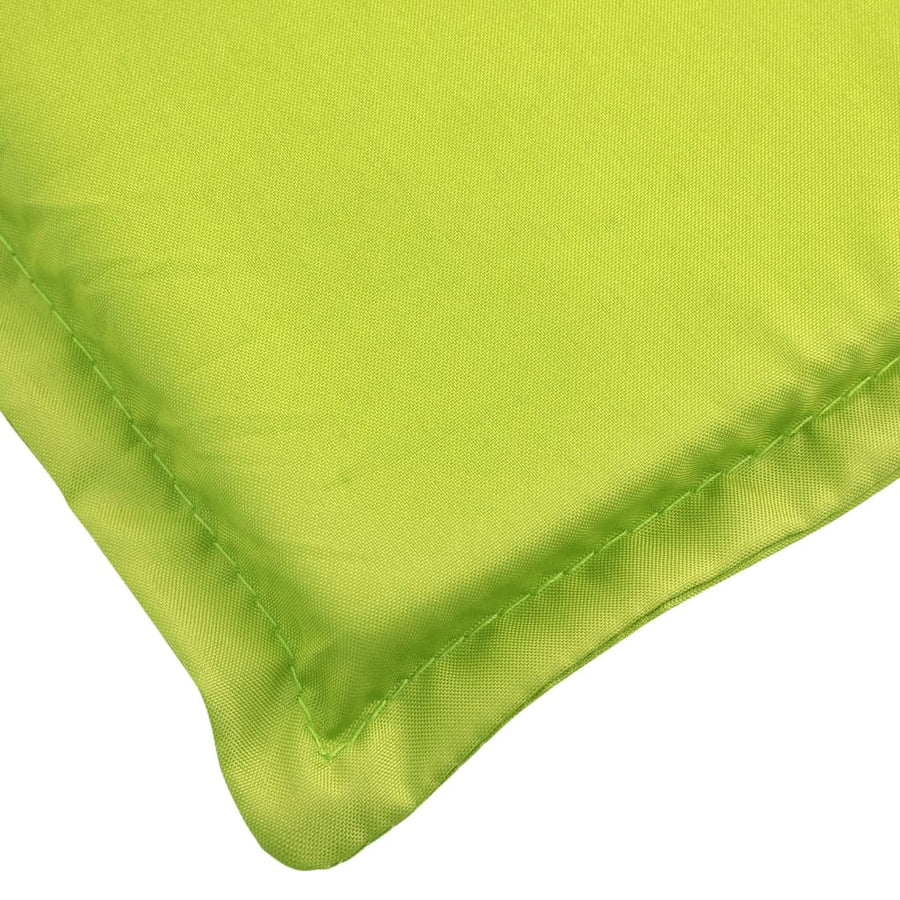 Sun Lounger Cushion Bright Green 200x70x3cm Oxford Fabric