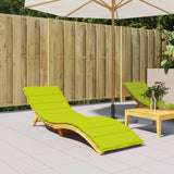 Sun Lounger Cushion Bright Green 200x70x3cm Oxford Fabric