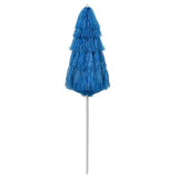 Hawaii Beach Parasol Blue 180 cm - Front View