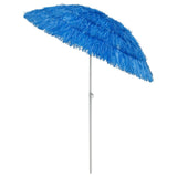 Hawaii Beach Parasol Blue 180 cm - Top-Down View