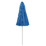 Hawaii Beach Parasol Blue 240 cm - Top-Down View