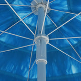 Hawaii Beach Parasol Blue 300 cm - Rear View