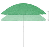 Hawaii Beach Parasol Green 300 cm - Top-Down View