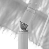 Hawaii Beach Parasol White 180 cm - Close-Up Angle