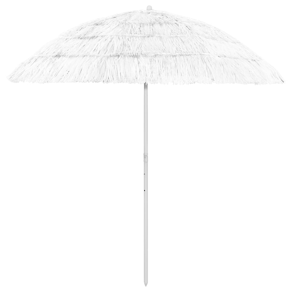 Hawaii Beach Parasol White 240 cm