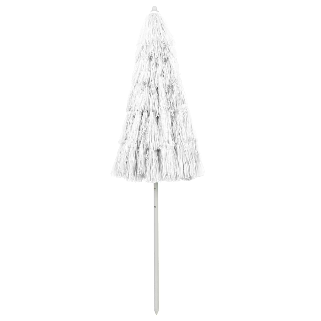 Hawaii Beach Parasol White 240 cm