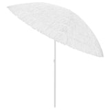 Hawaii Beach Parasol White 300 cm - Side View