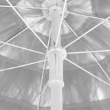Hawaii Beach Parasol White 300 cm