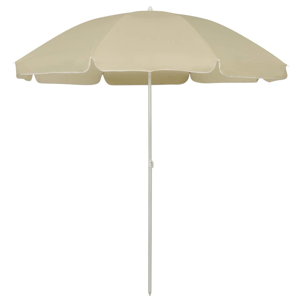 Beach Parasol Sand Yellow 240 cm