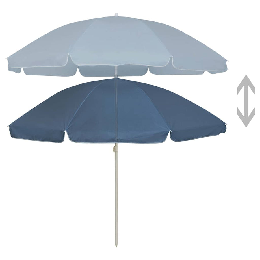 Beach Parasol Blue 240 cm
