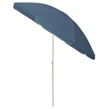Beach Parasol Blue 240 cm - Side View