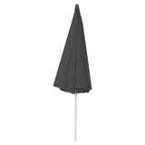 Beach Parasol Anthracite 300 cm - Top-Down View