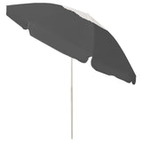 Beach Parasol Anthracite 240 cm - Side View