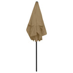 Beach Parasol Taupe 180x120 cm