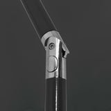 Beach Parasol Anthracite 200x125 cm - Close-Up Angle