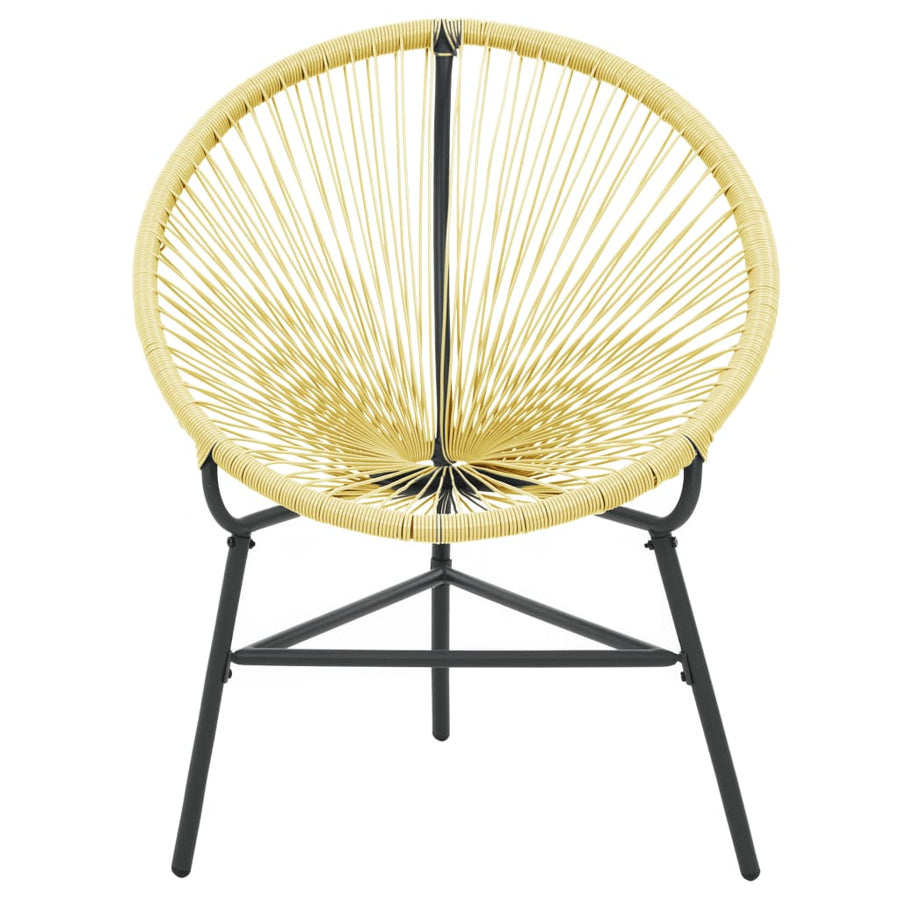 Garden Acapulco Chair Poly Rattan Beige