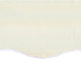Replacement Fabric for Awning Cream 4.5x3.5 m - 45-Degree Angle