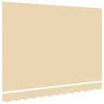 Awning Replacement Fabric Cream 500x350 cm Polyester