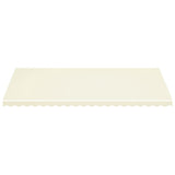 Replacement Fabric for Awning Cream 5x3.5 m - Side View