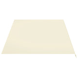 Replacement Fabric for Awning Cream 5x3.5 m - Top-Down View